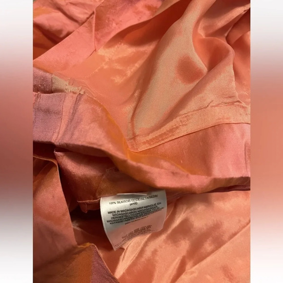 BROOKS BROTHERS SIZE 10 CORAL SILK BIG GIRLS DRESS SPECIAL OCCASION - Picture 5 of 5